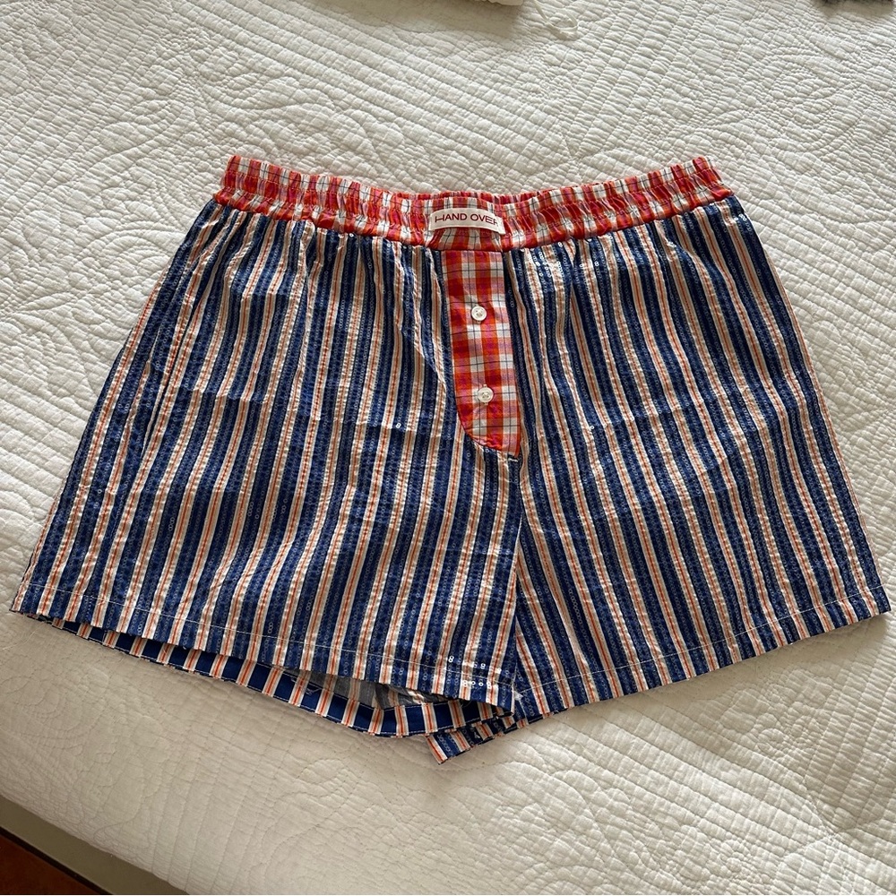 Hand Over Sequined Boxer Shorts